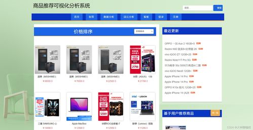計(jì)算機(jī)畢業(yè)設(shè)計(jì) 課程設(shè)計(jì)系列基于python爬蟲的商品推薦可視化分析系統(tǒng)